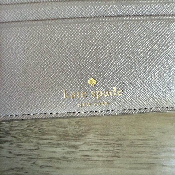 Kate Spade Gray And Silver Sequin Card Holder Wallet - Picture 5 of 5